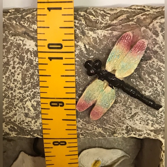 Calla Lily Shadowbox Stone Art Wall or Table Decor - Picture 7 of 7